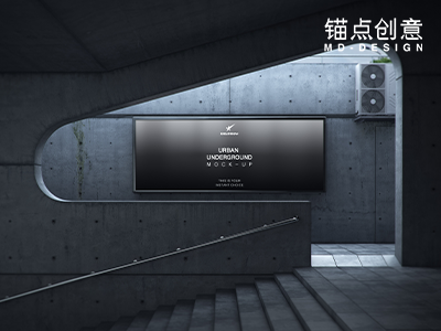 地铁广告样机素材