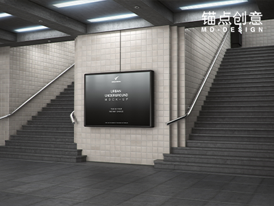 地铁广告样机素材