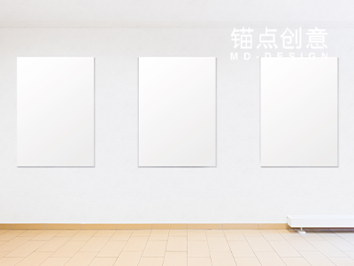 展览海报宣传室内外场景样机