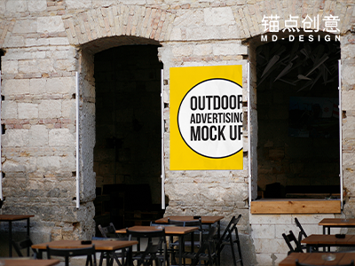 户外街头风广告样机海报展示海报张贴