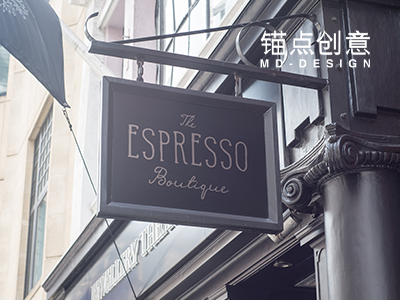 户外街头招牌广告样机