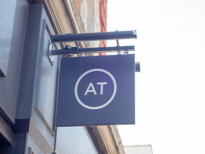 户外街头招牌广告样机