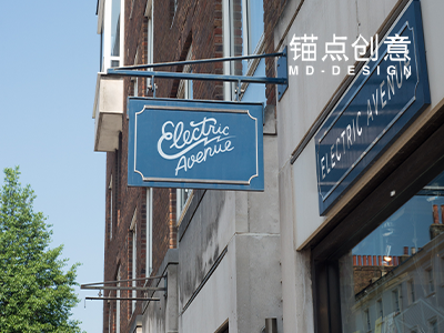 户外街头招牌广告样机