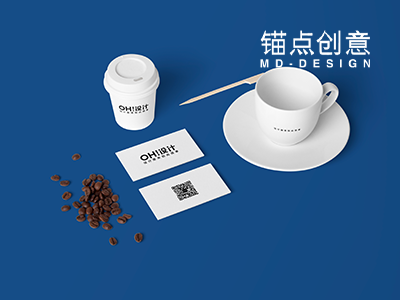 咖啡场景杯子名片