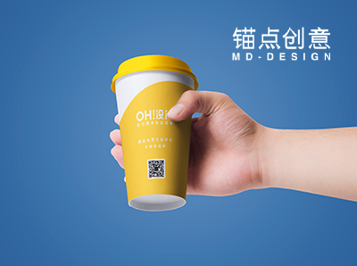 手持饮品杯水杯