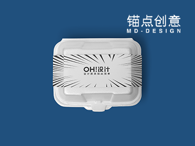 饭盒餐盒一次性饭盒样机