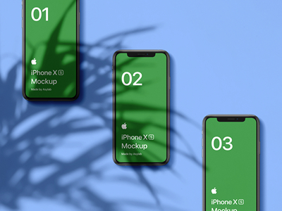 植物阴影投影场景iPhoneXS手机电脑平板