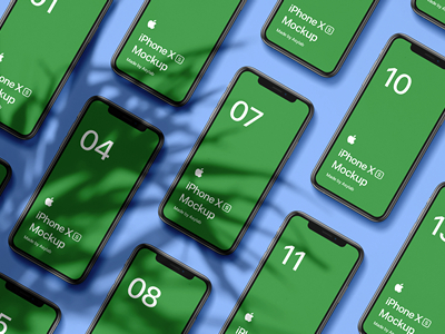 植物阴影投影场景iPhoneXS手机电脑平板