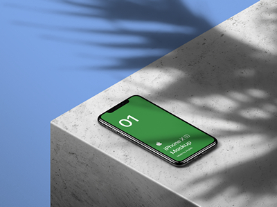 植物阴影投影场景iPhoneXS手机电脑平板