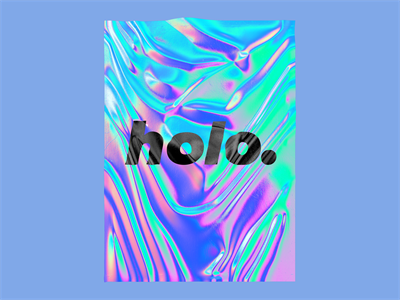 彩色全息塑料锡箔纸褶皱纹理镭射背景样机贴图PSD模板设计素材