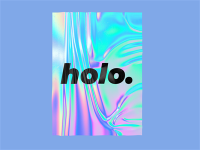 彩色全息塑料锡箔纸褶皱纹理镭射背景样机贴图PSD模板设计素材