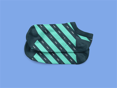 短袜船袜棉质袜子吊牌印花