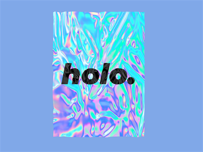 彩色全息塑料锡箔纸褶皱纹理镭射背景样机贴图PSD模板设计素材