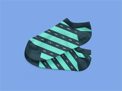 短袜船袜棉质袜子吊牌印花