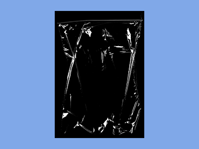 潮流自封自粘透明褶皱包装塑料袋样机