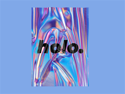 彩色全息塑料锡箔纸褶皱纹理镭射背景样机贴图PSD模板设计素材