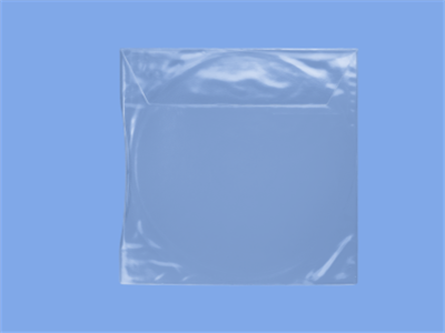 潮流自封自粘透明褶皱包装塑料袋样机