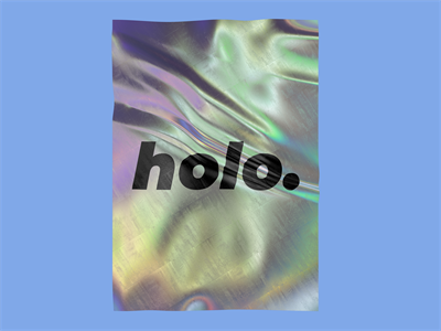 彩色全息塑料锡箔纸褶皱纹理镭射背景样机贴图PSD模板设计素材