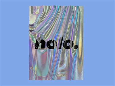 彩色全息塑料锡箔纸褶皱纹理镭射背景样机贴图PSD模板设计素材