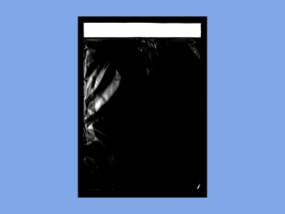 潮流自封自粘透明褶皱包装塑料袋样机