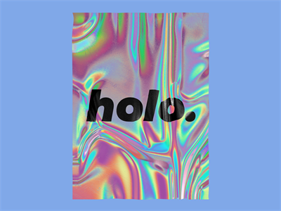 彩色全息塑料锡箔纸褶皱纹理镭射背景样机贴图PSD模板设计素材