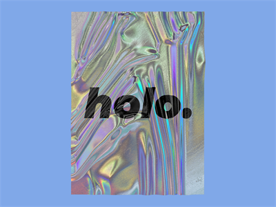 彩色全息塑料锡箔纸褶皱纹理镭射背景样机贴图PSD模板设计素材