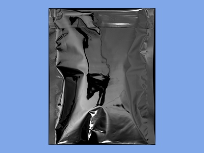 潮流自封自粘透明褶皱包装塑料袋样机