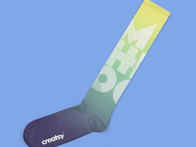 长袜运动袜棉质足球袜子吊牌