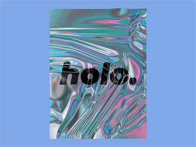 彩色全息塑料锡箔纸褶皱纹理镭射背景样机贴图PSD模板设计素材