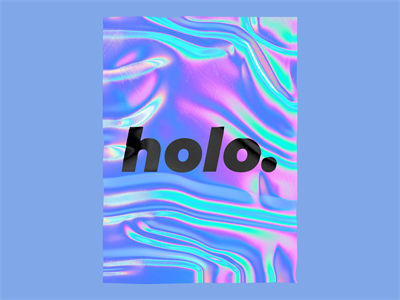 彩色全息塑料锡箔纸褶皱纹理镭射背景样机贴图PSD模板设计素材