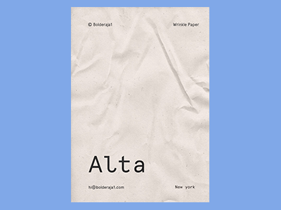 真实纸张褶皱质感纹理海报