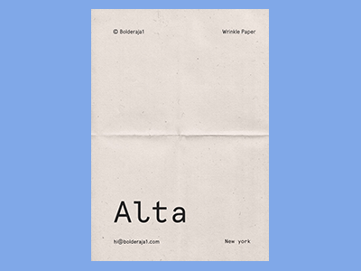 真实纸张褶皱质感纹理海报