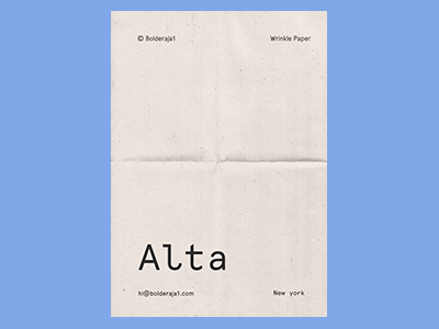 真实纸张褶皱质感纹理海报