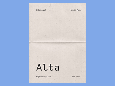 真实纸张褶皱质感纹理海报