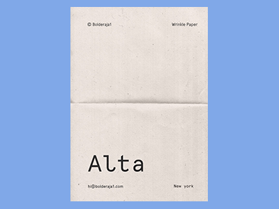 真实纸张褶皱质感纹理海报