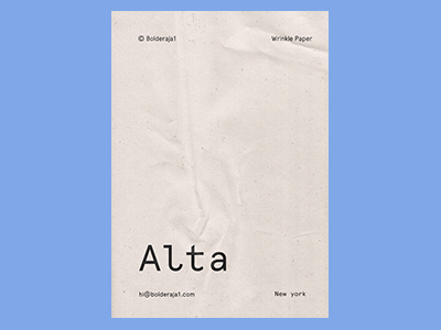 真实纸张褶皱质感纹理海报