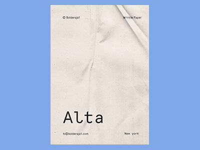 真实纸张褶皱质感纹理海报