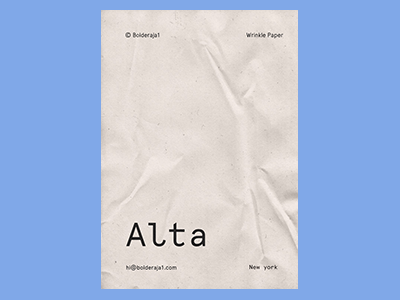 真实纸张褶皱质感纹理海报