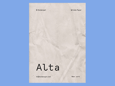 真实纸张褶皱质感纹理海报