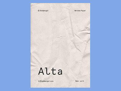 真实纸张褶皱质感纹理海报