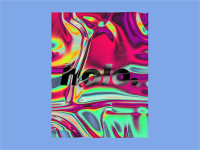 彩色全息塑料锡箔纸褶皱纹理镭射背景样机贴图PSD模板设计素材