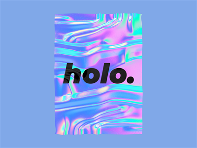 彩色全息塑料锡箔纸褶皱纹理镭射背景样机贴图PSD模板设计素材