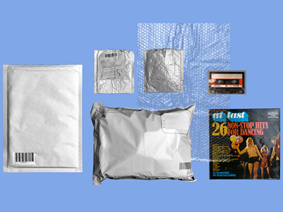 透明塑料膜CD磁带光盘金属气泡袋海报做旧标签褶皱包装碎纸片纸张样机