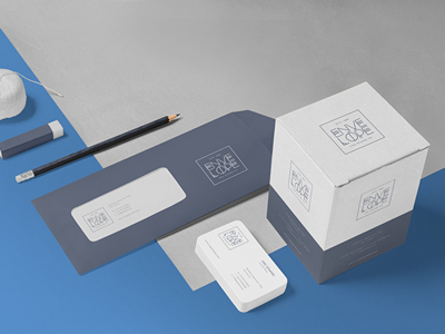 透明窗口信封信纸信用卡邮件样机