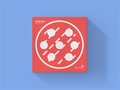 比萨盒披萨盒包装样机