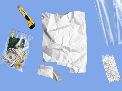 透明塑料膜CD磁带光盘金属气泡袋海报做旧标签褶皱包装碎纸片纸张样机