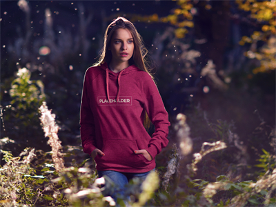 Hoodie Mock-up 卫衣外套印花标签样机