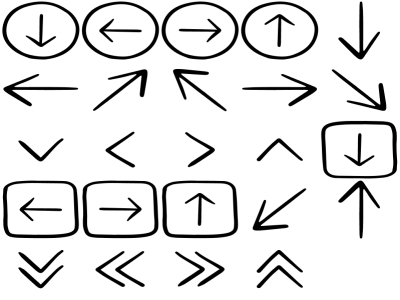 SVG格式手绘涂鸦图标