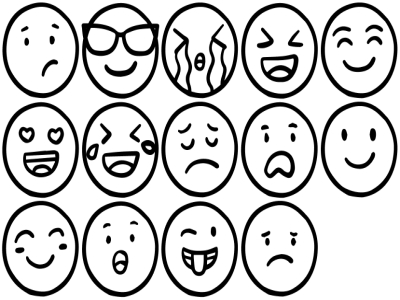 SVG格式手绘涂鸦图标