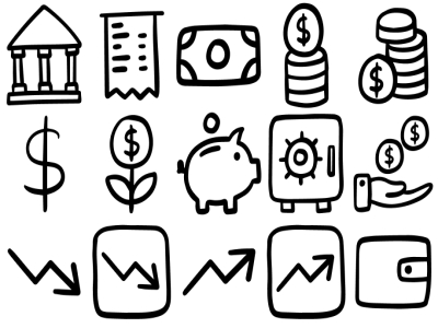 SVG格式手绘涂鸦图标